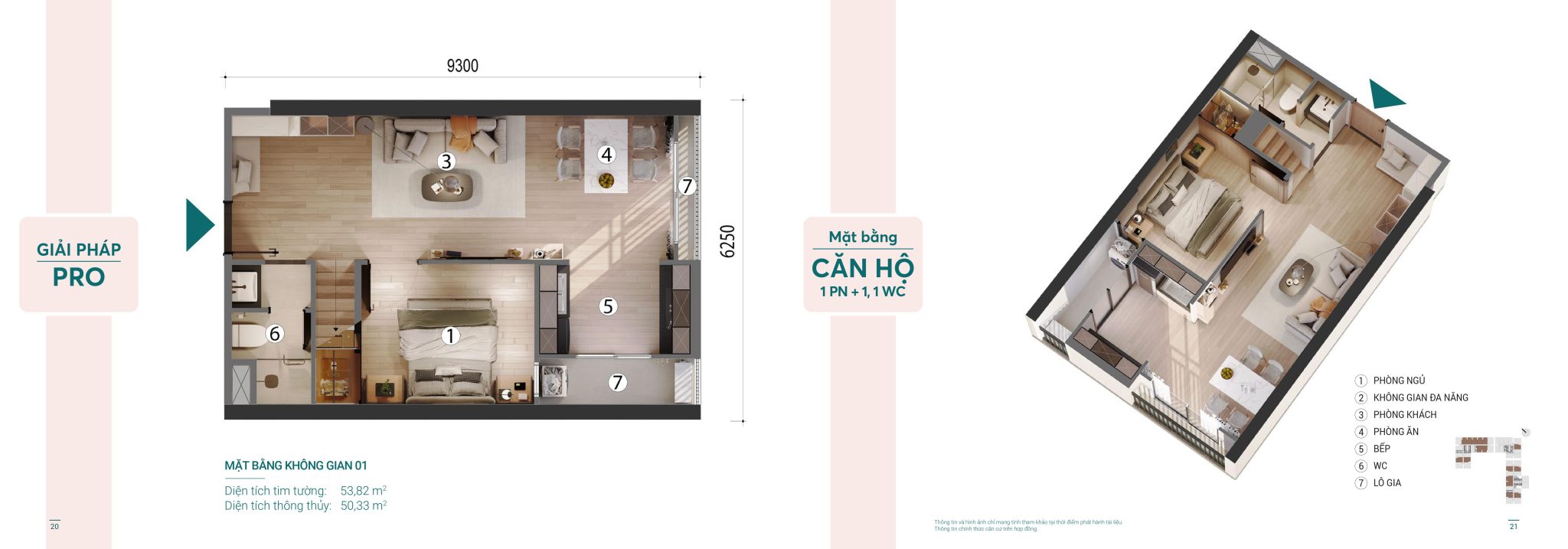 Căn hộ Hi-Ceiling dự án Picity Sky Park 13 Thiết kế căn hộ hi-ceiling Picity Sky Park 1PN+1,1WC