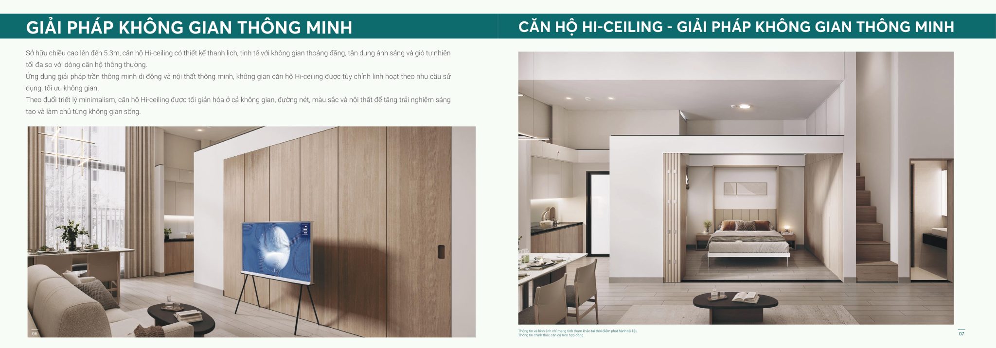 Căn hộ Hi-Ceiling dự án Picity Sky Park 3 Gỉai pháp không gian thông minh căn hộ Hi-Ceiling Picity Sky Park