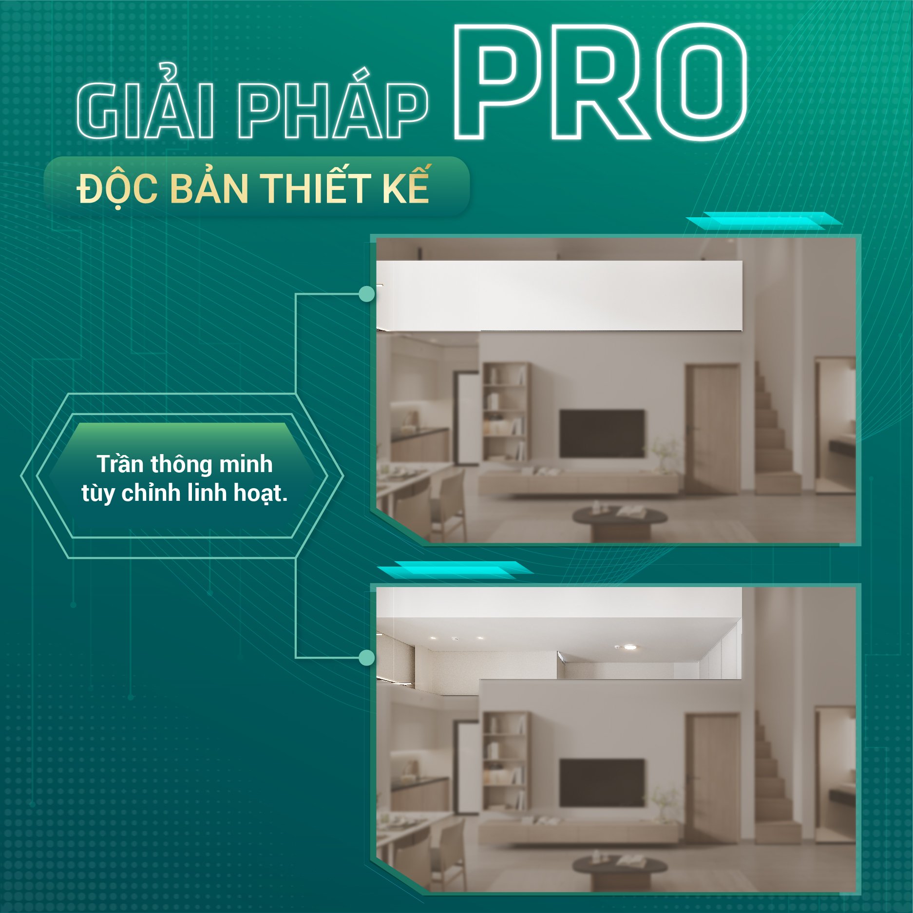 Căn hộ Hi-Ceiling dự án Picity Sky Park 4 giải pháp pro độc bản thiết kế