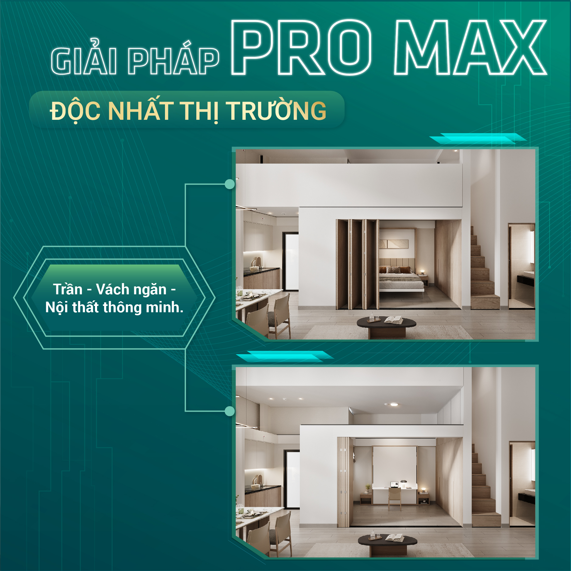 Căn hộ Hi-Ceiling dự án Picity Sky Park 6 Giải pháp Pro Max độc nhất thị trường