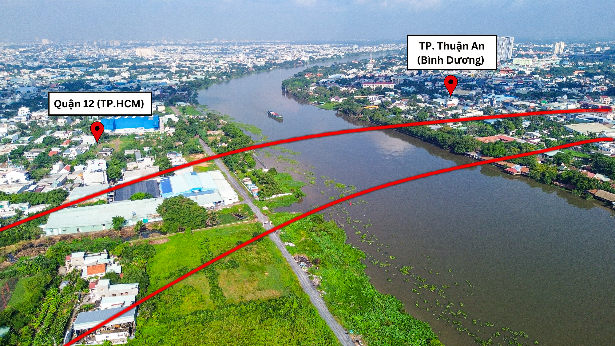 Thuận An sẽ có thêm 3 cây cầu nối trực tiếp với TP.HCM – Cú hích hạ tầng cho bất động sản ven sông 1 3 cau noi binh duong tphcm 17286240667841725358783