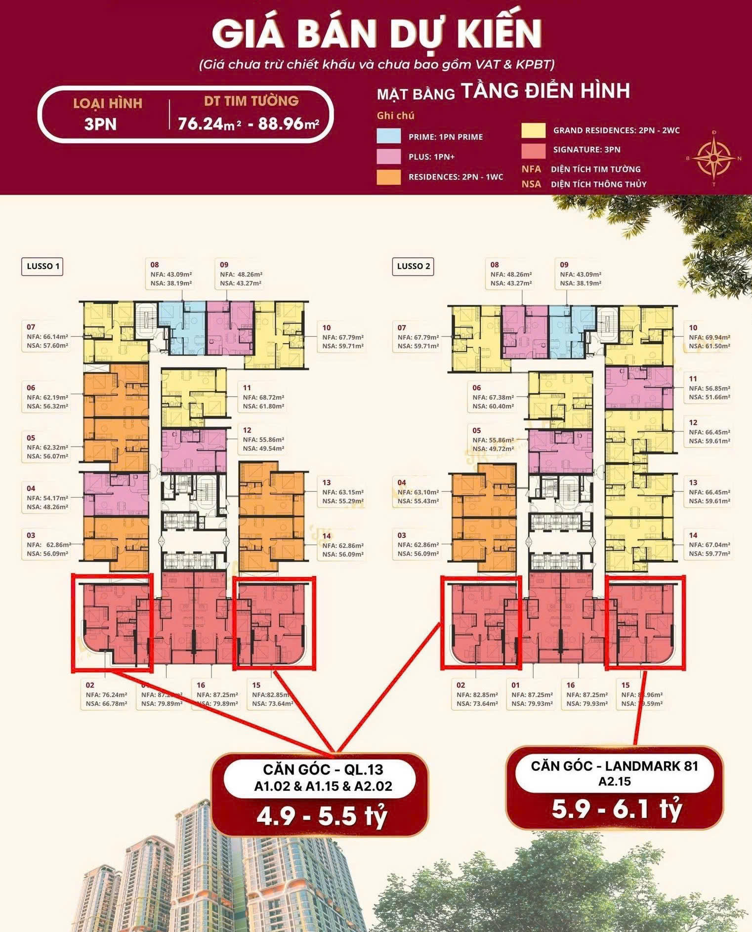 Công Bố Bảng Giá Rumor Lusso Saigon: Chỉ Từ 2.3 Tỷ Sở Hữu Căn Hộ Hàng Hiệu WorldHotels 9 769de812 c858 48c8 a79e 670311190923